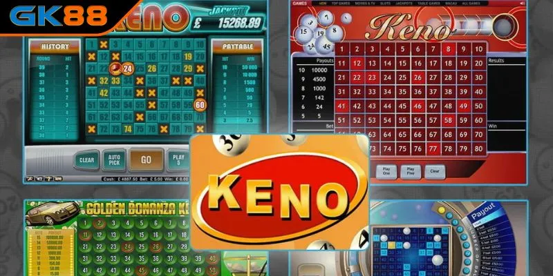 Tổng quan về game Keno GK88 hiện nay