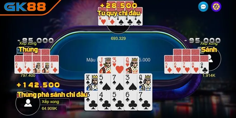 Nắm vững luật chơi game mậu binh online GK88