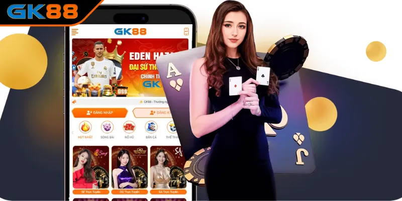 Thao tác tải app GK88 cho Android